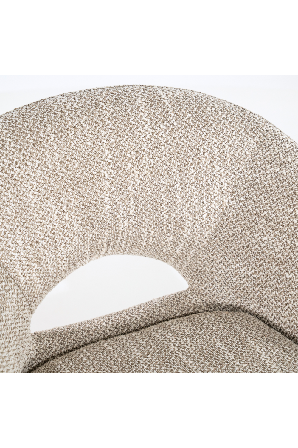 Rounded Open-Back Swivel Chair | Eleonora Nol | Oroa.com