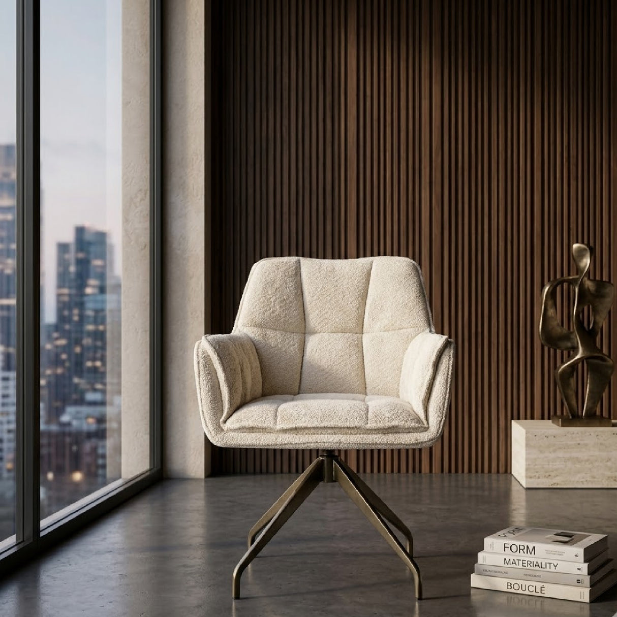 Square Tufted Side Chair | Oroa.com