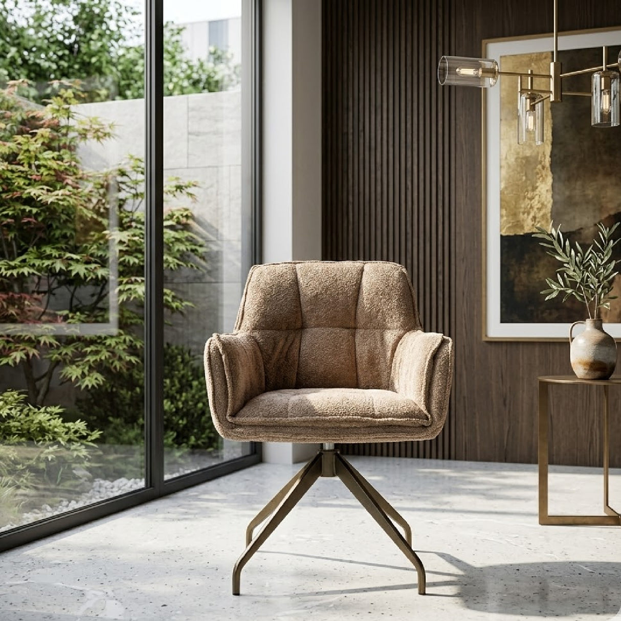 Square Tufted Side Chair | Oroa.com