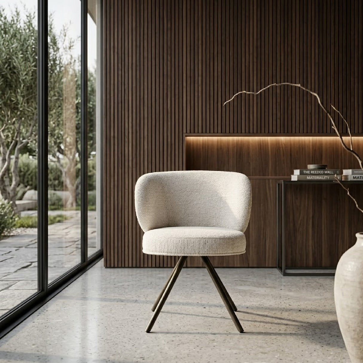 Splayed Leg Dining Chair | Oroa.com