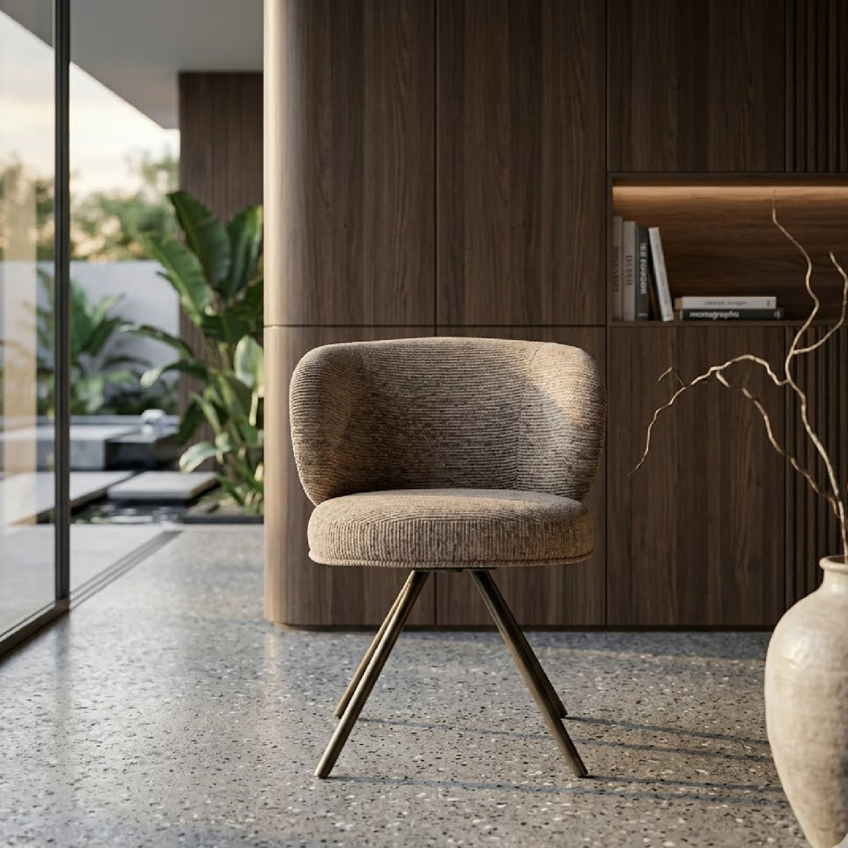 Splayed Leg Dining Chair | Oroa.com