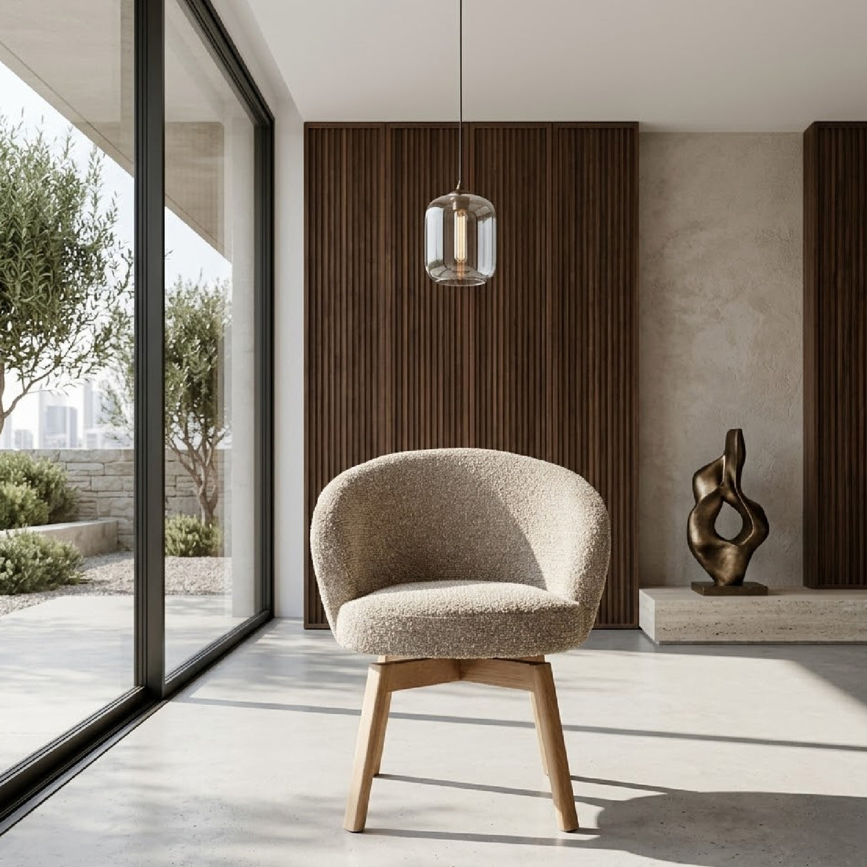 Oak Base Dining Chair | Oroa.com