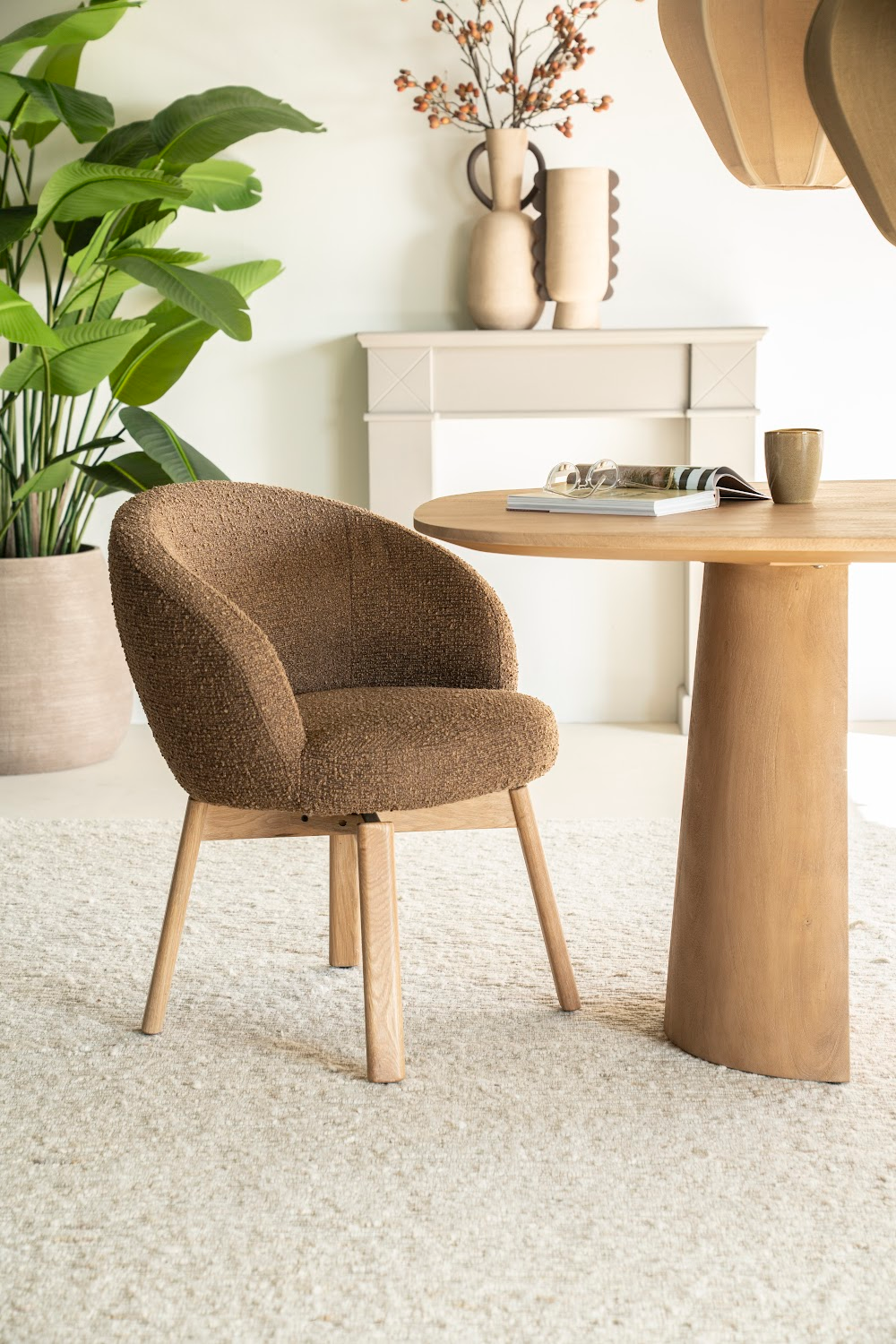 Oak Base Dining Chair | Oroa.com