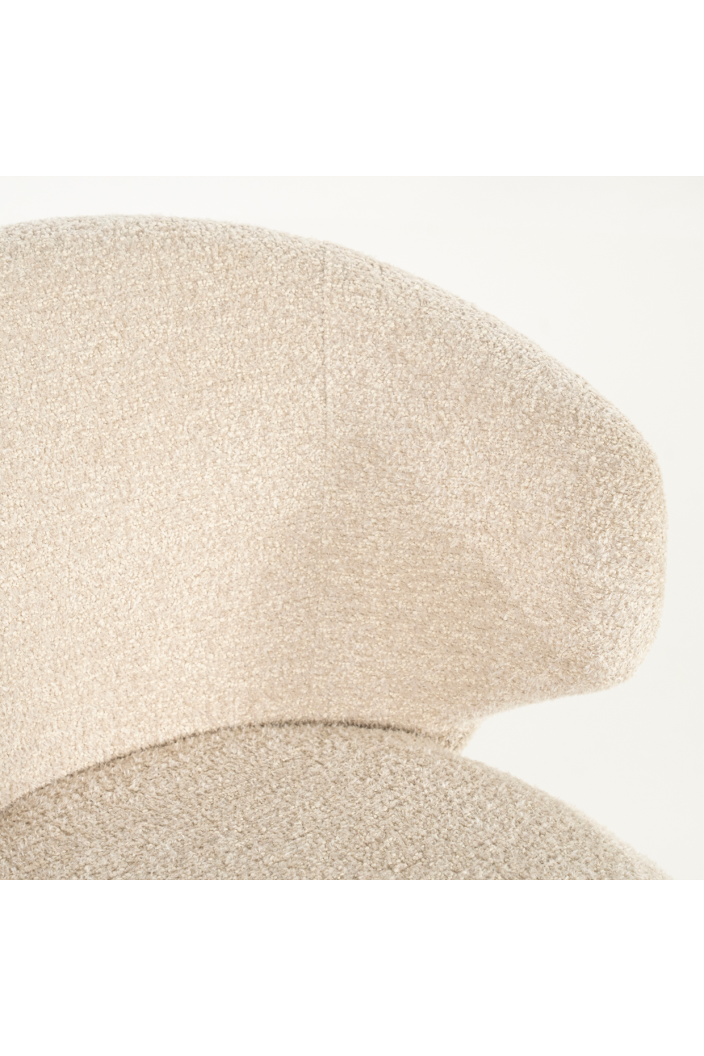Curved Back Upholstered Dining Chair | Oroa.com