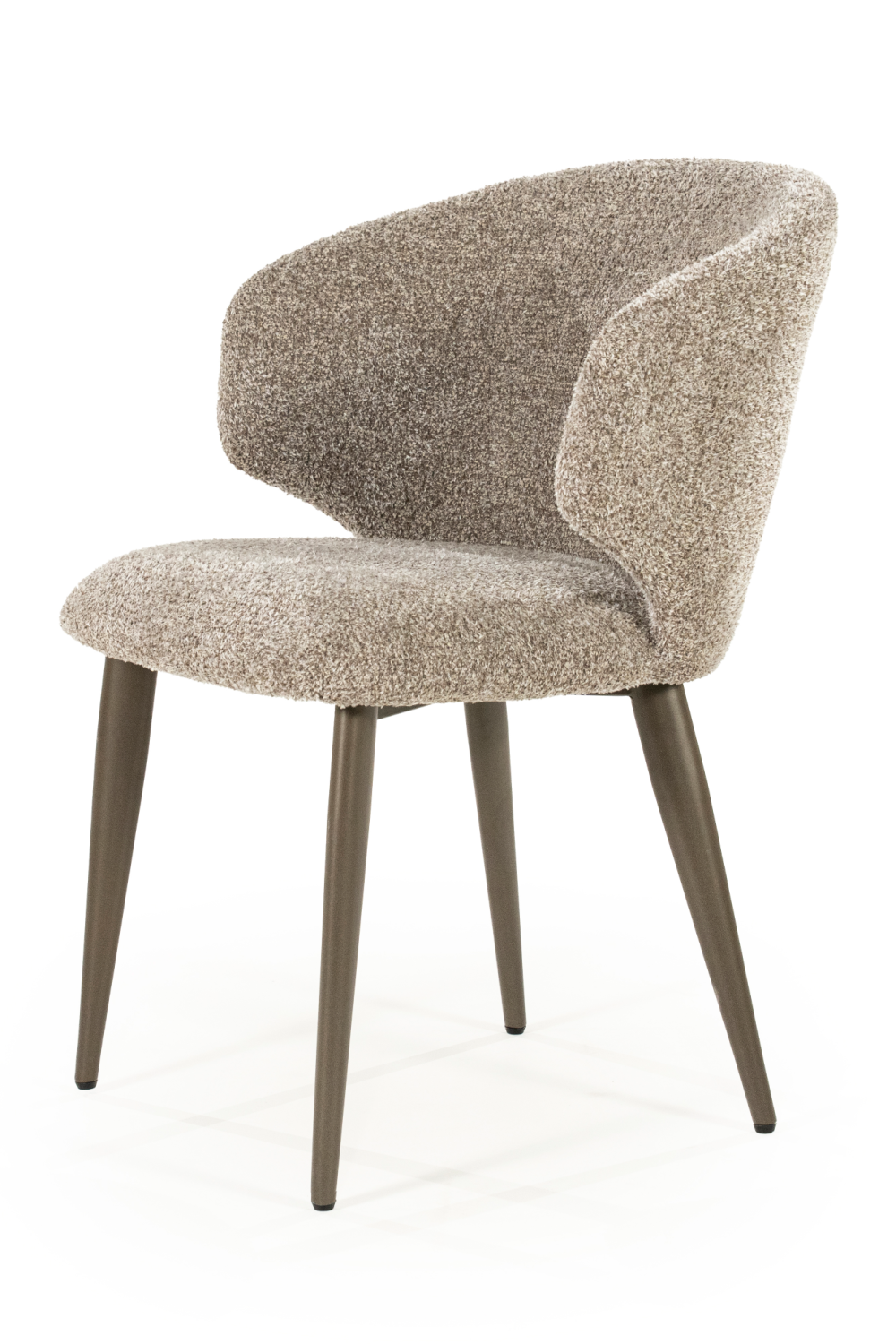 Curved Back Upholstered Dining Chair | Oroa.com