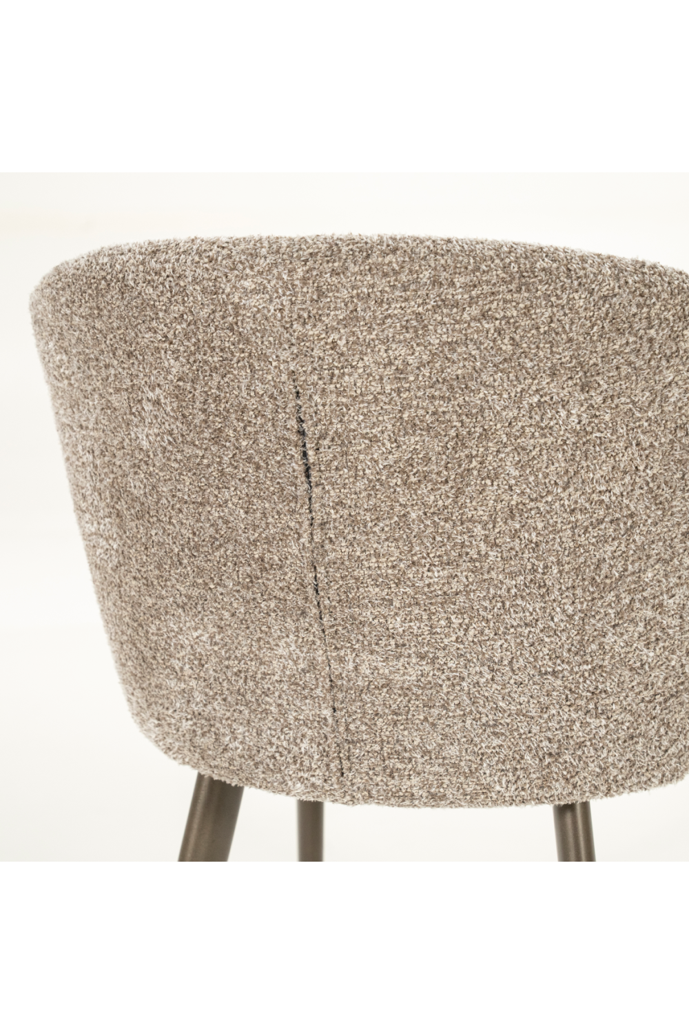 Curved Back Upholstered Dining Chair | Oroa.com