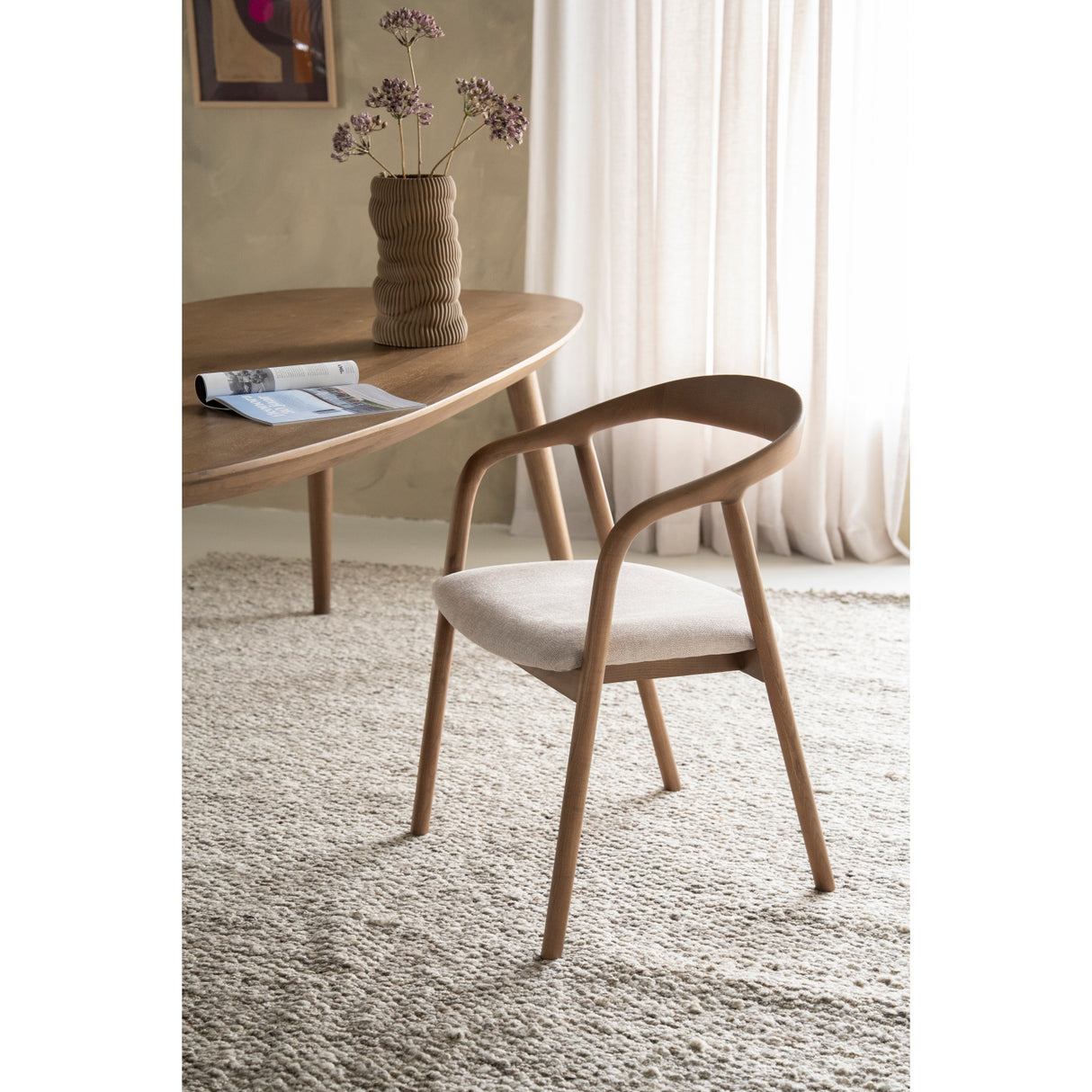 Modern European furniture - Lacquered Ash Dining Chair - www.oroa.com | Oroa.com