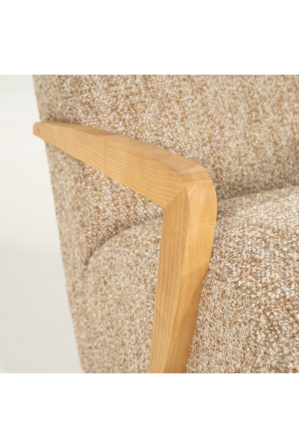 Fabric Upholstered Lounge Armchair | Oroa.com