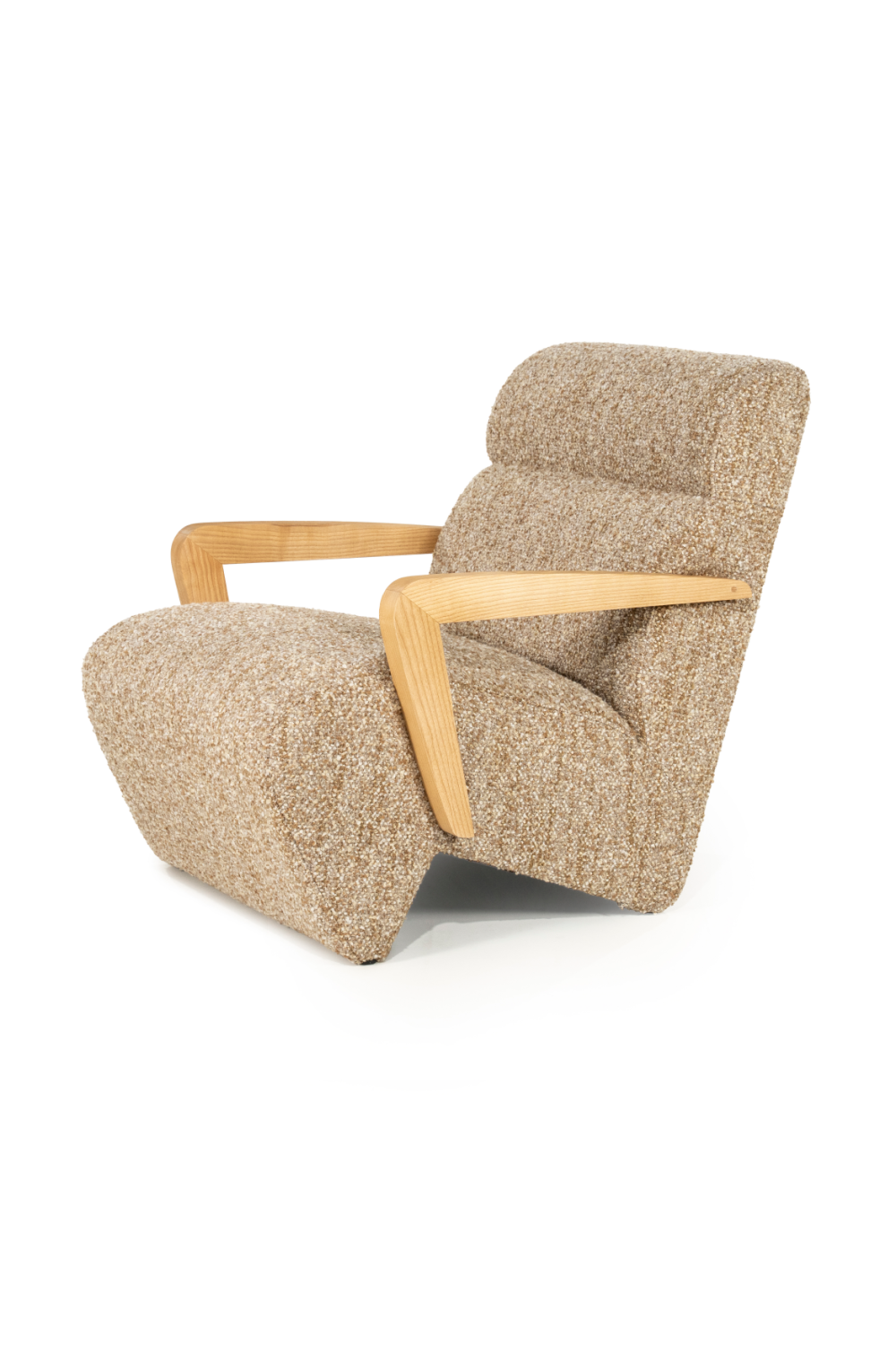 Fabric Upholstered Lounge Armchair | Oroa.com