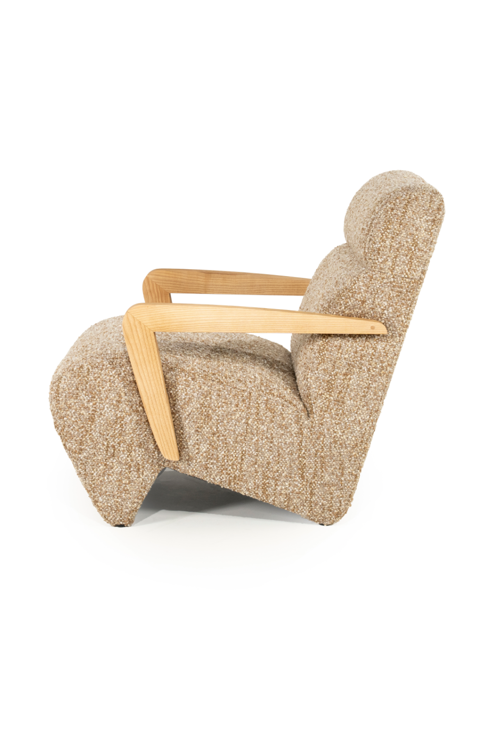 Fabric Upholstered Lounge Armchair | Oroa.com
