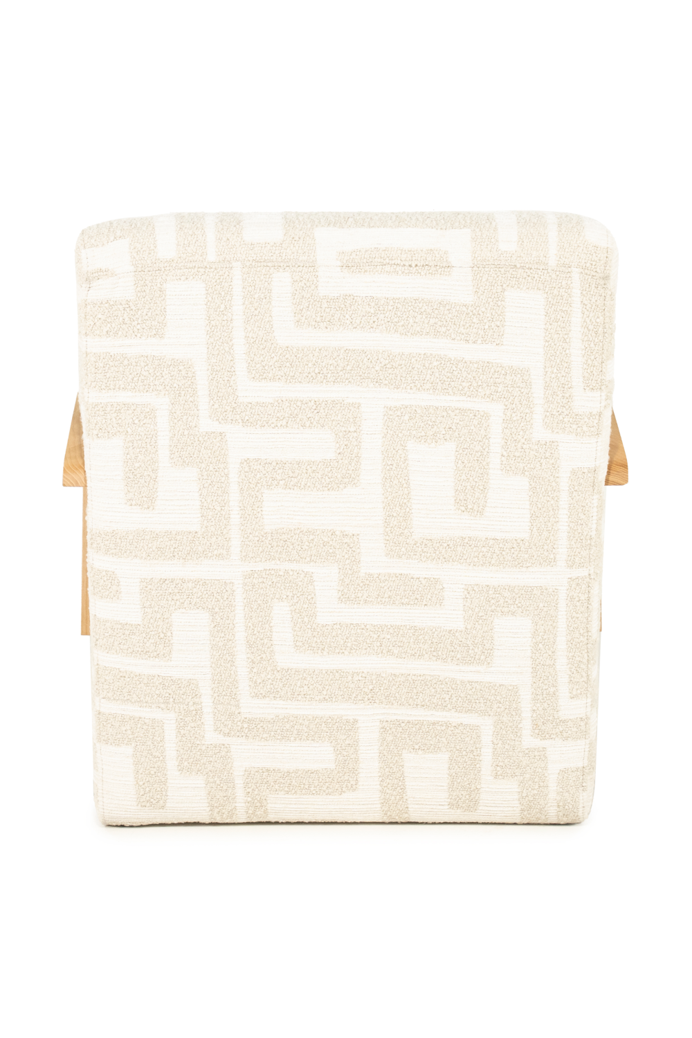 Printed Fabric Lounge Armchair | Oroa.com