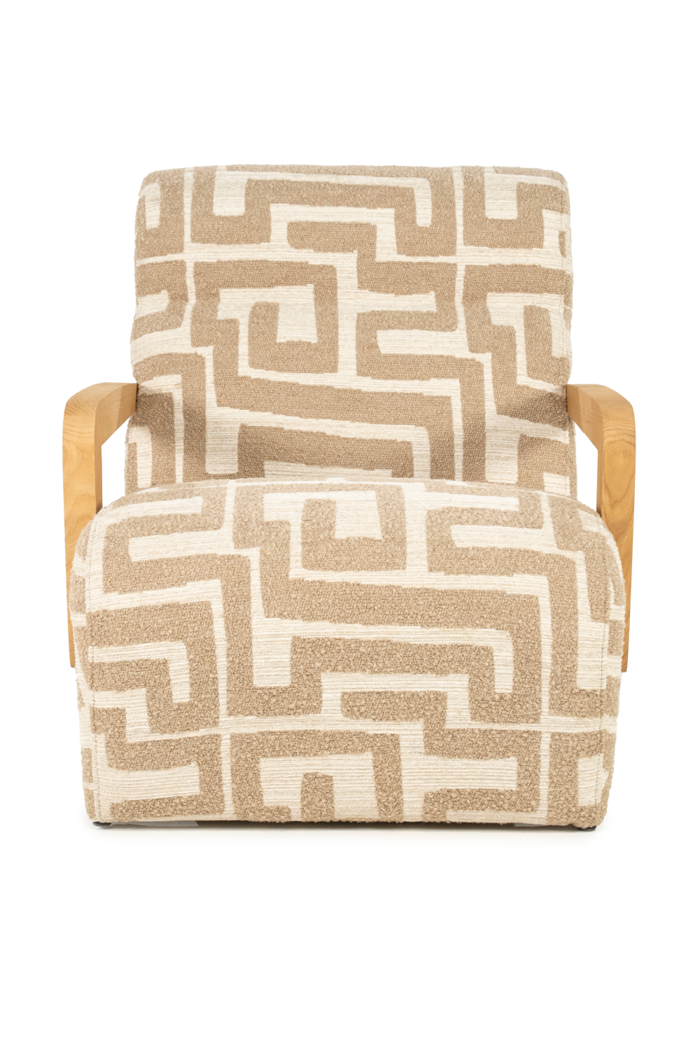 Printed Fabric Lounge Armchair | Oroa.com