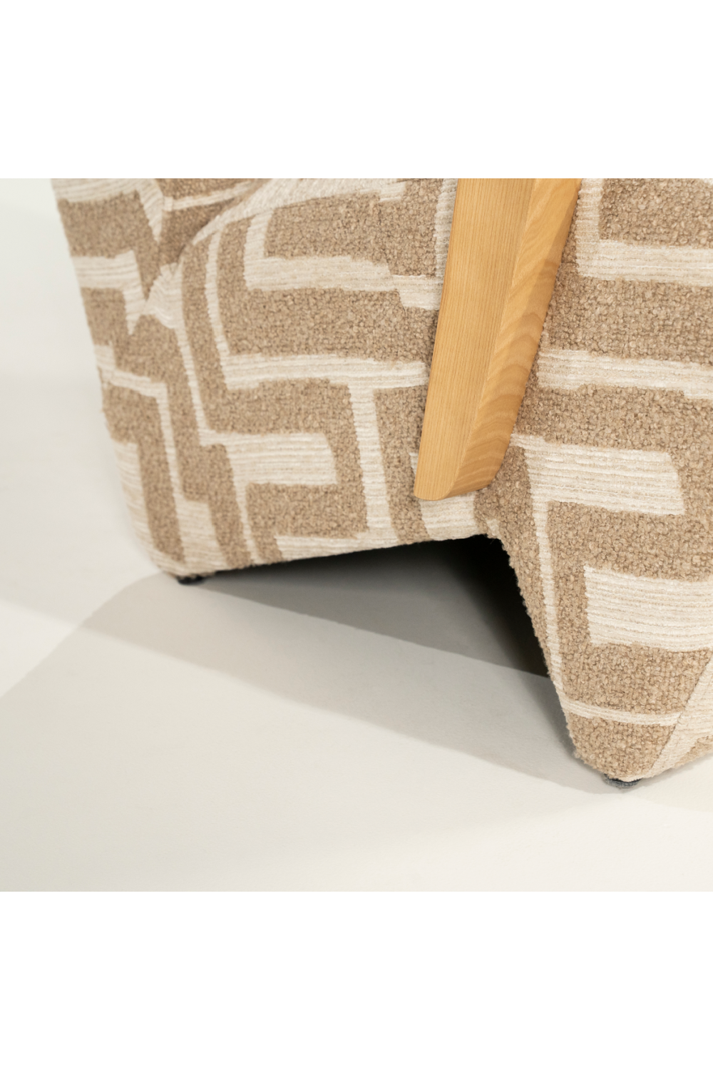 Printed Fabric Lounge Armchair | Oroa.com
