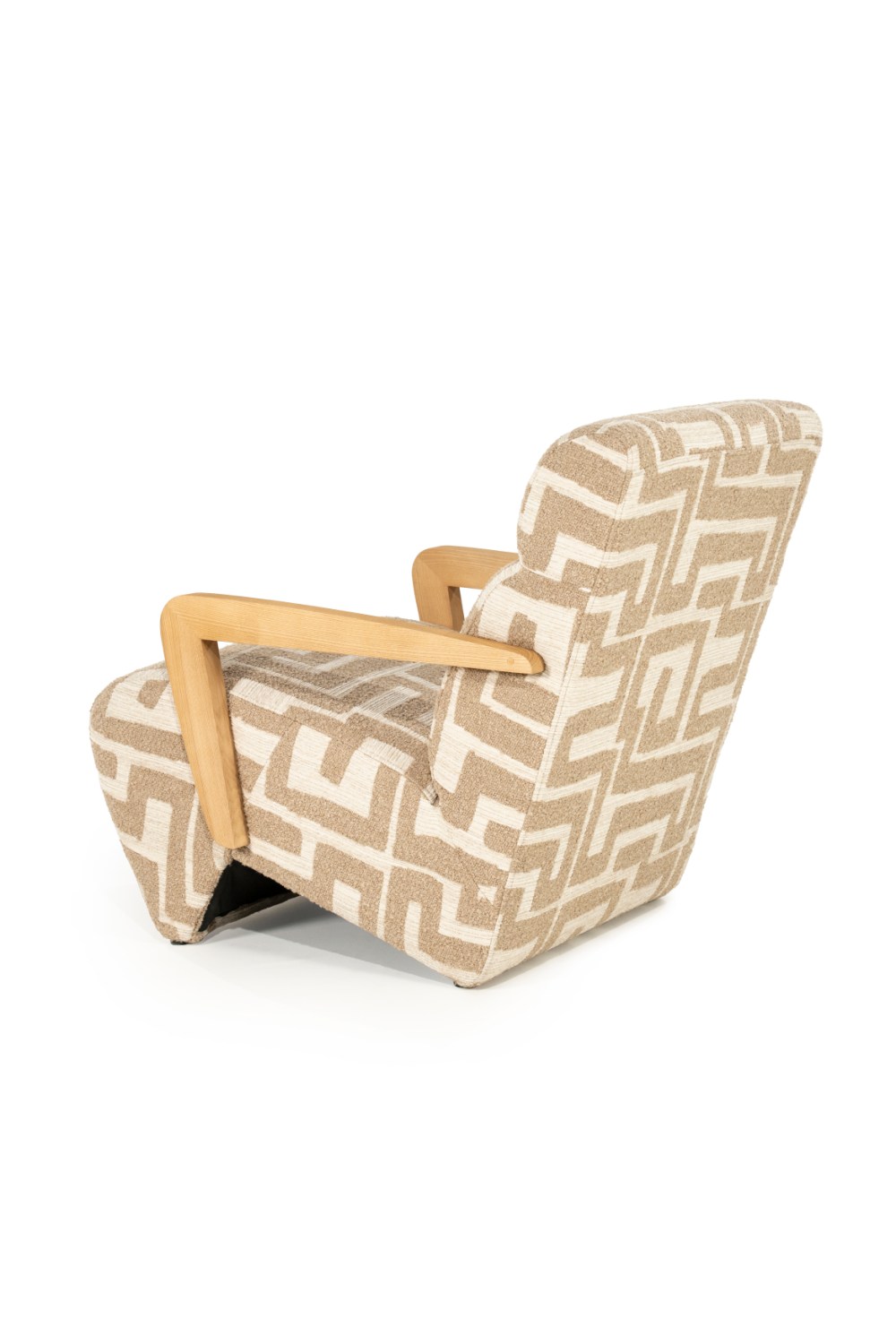 Printed Fabric Lounge Armchair | Oroa.com