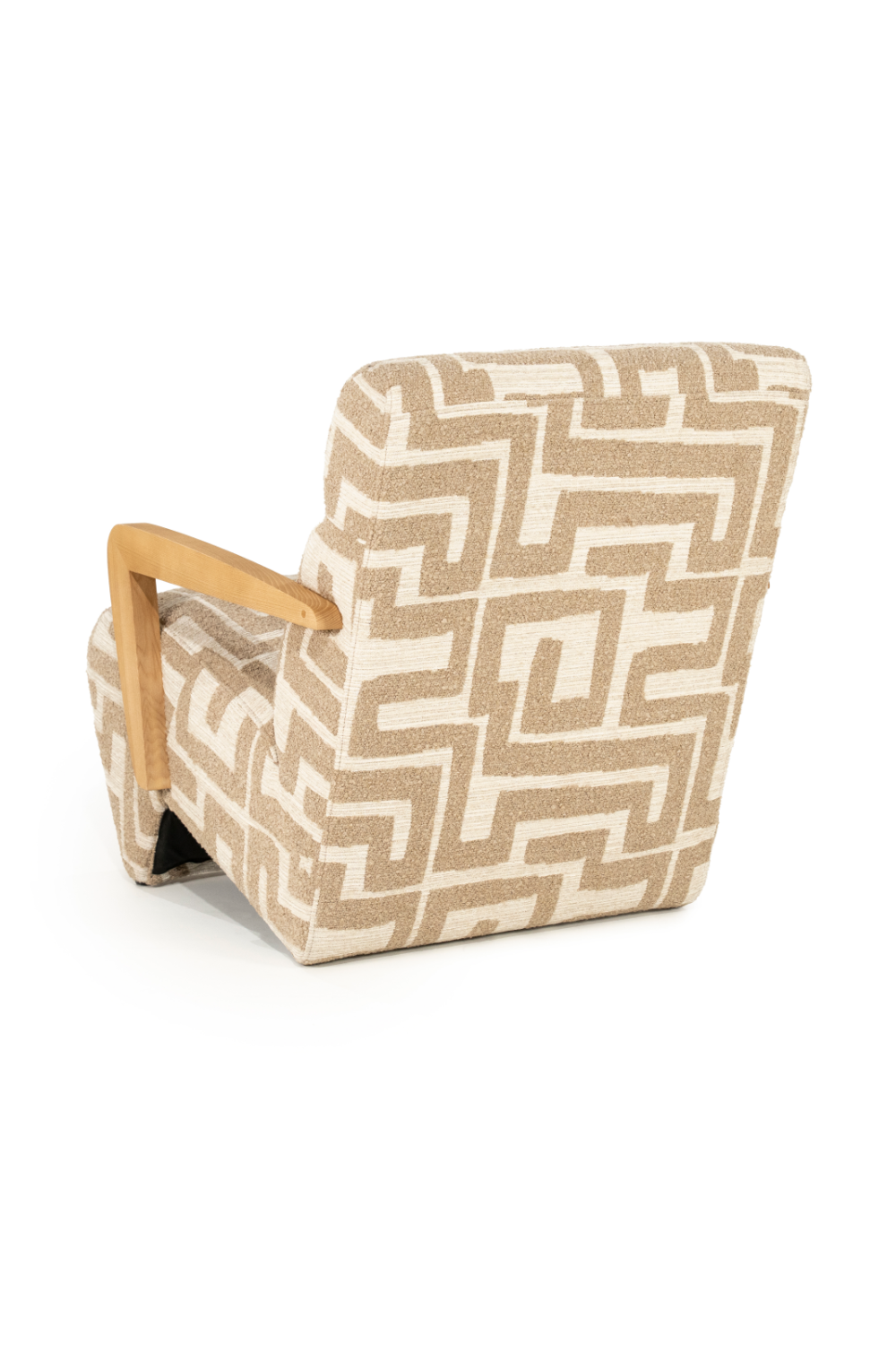 Printed Fabric Lounge Armchair | Oroa.com