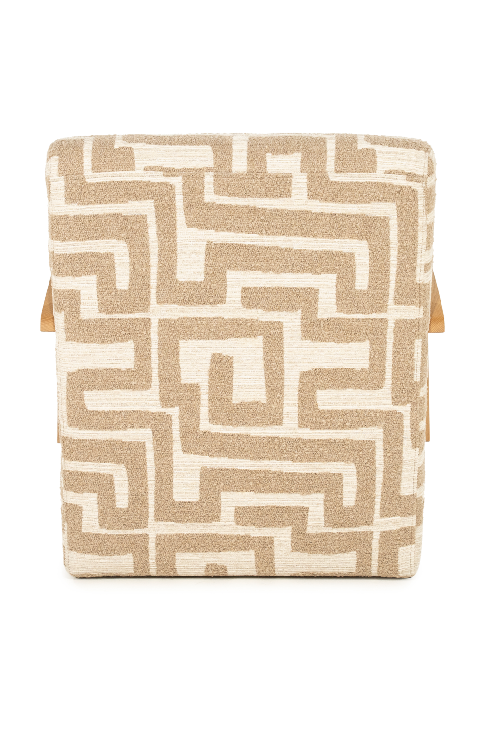 Printed Fabric Lounge Armchair | Oroa.com