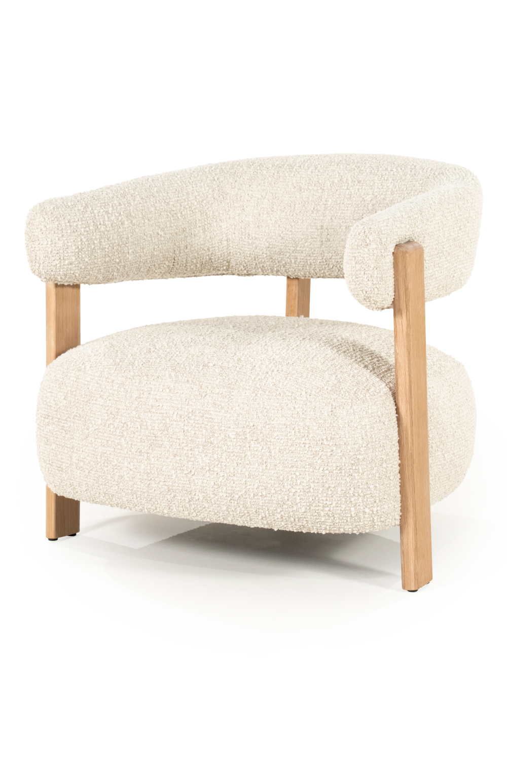 Curved Back Lounge Armchair | Eleonora Lola | Oroa.com