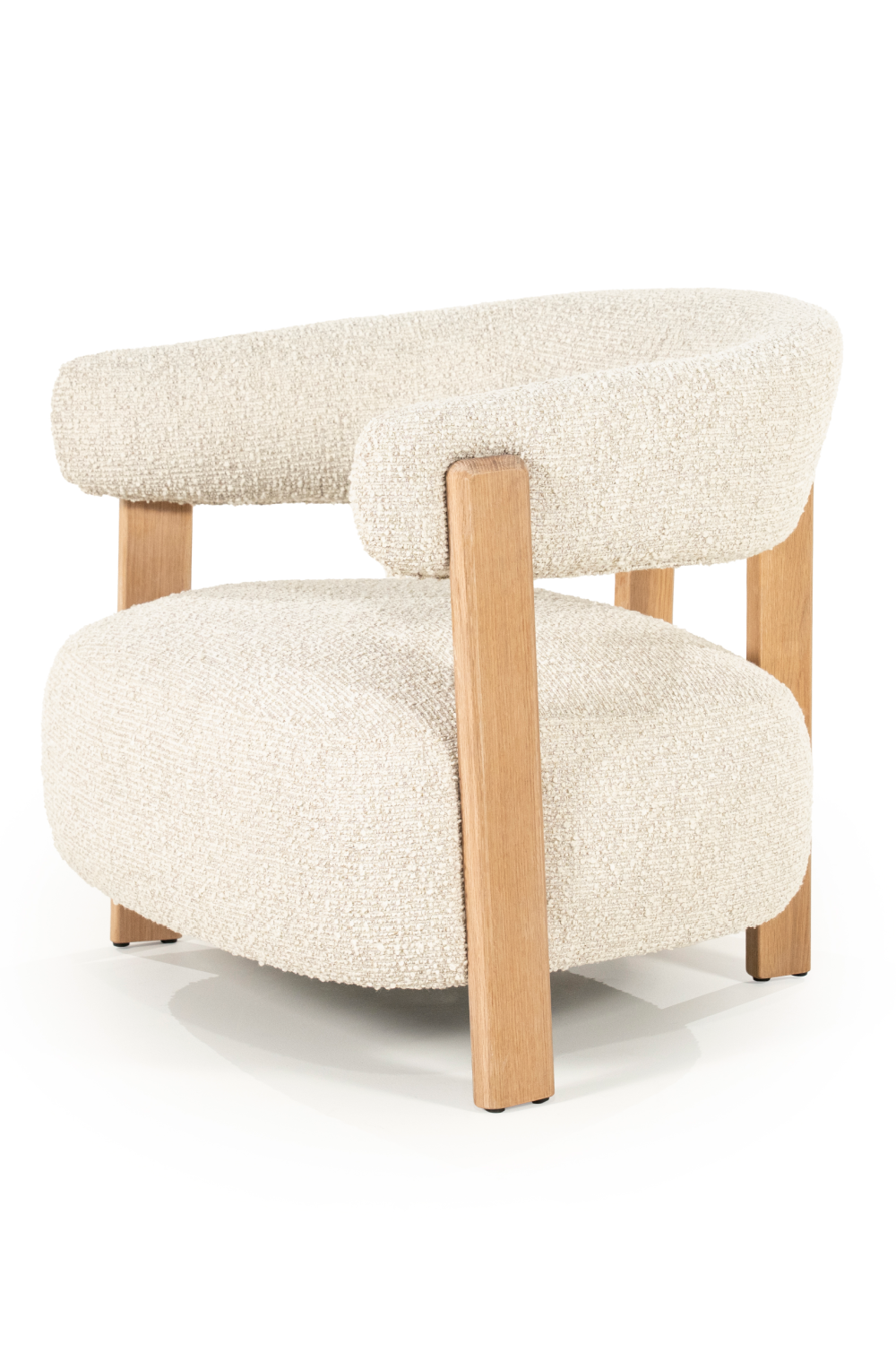 Curved Back Lounge Armchair | Oroa.com
