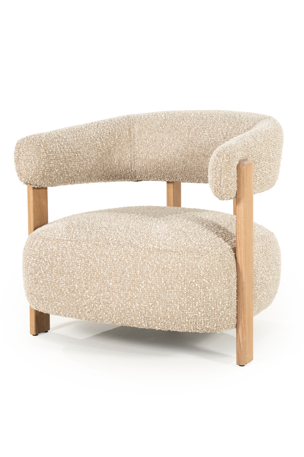 Curved Back Lounge Armchair | Eleonora Lola | Oroa.com