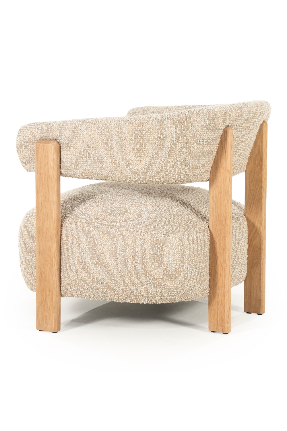Curved Back Lounge Armchair | Oroa.com