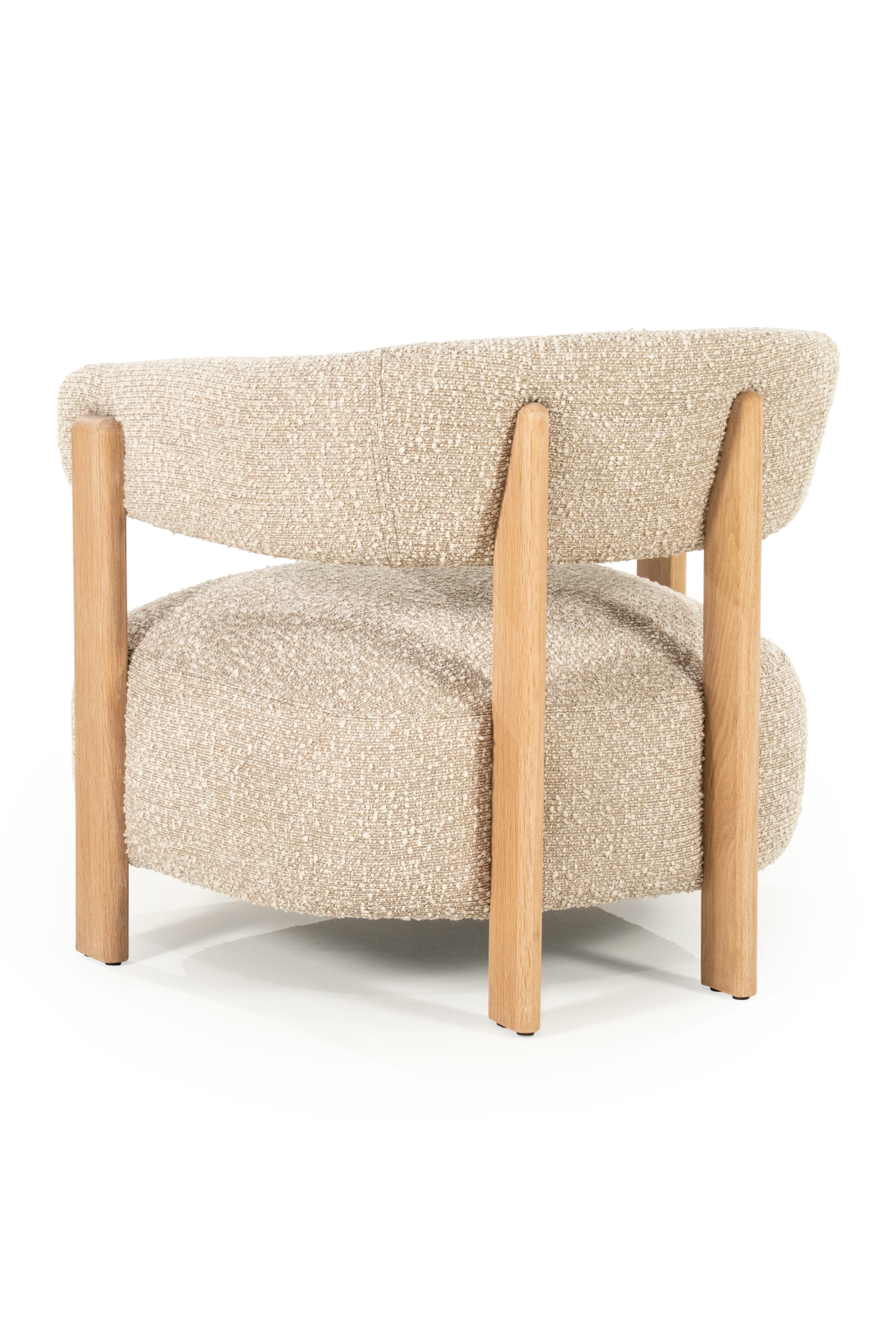 Curved Back Lounge Armchair | Oroa.com