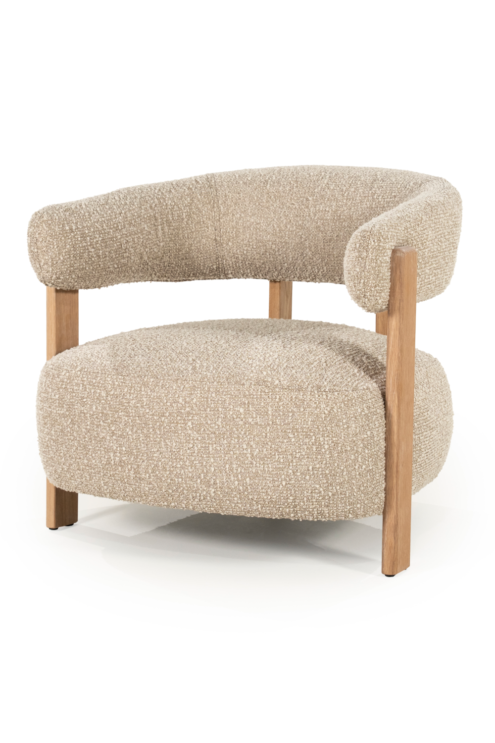 Curved Back Lounge Armchair | Eleonora Lola | Oroa.com