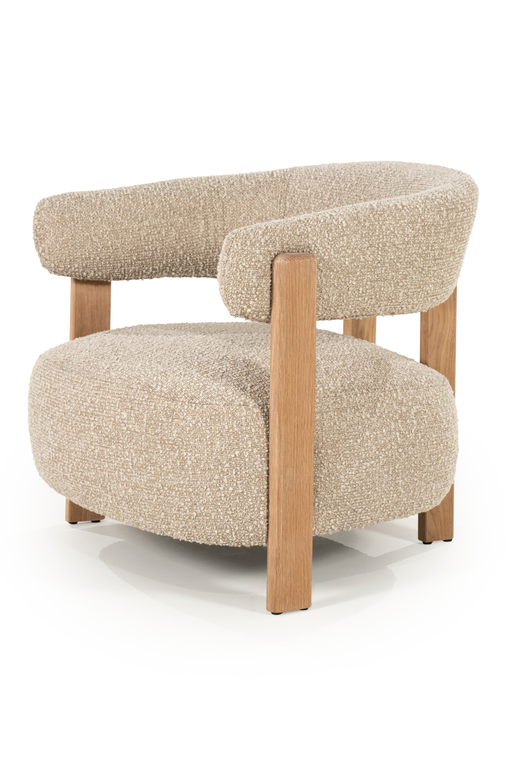 Curved Back Lounge Armchair | Oroa.com