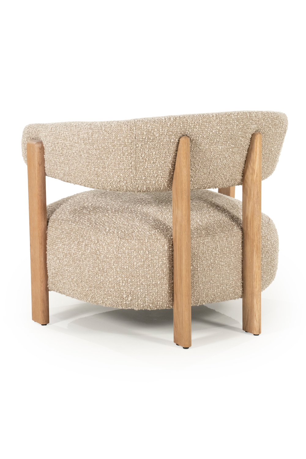 Curved Back Lounge Armchair | Oroa.com