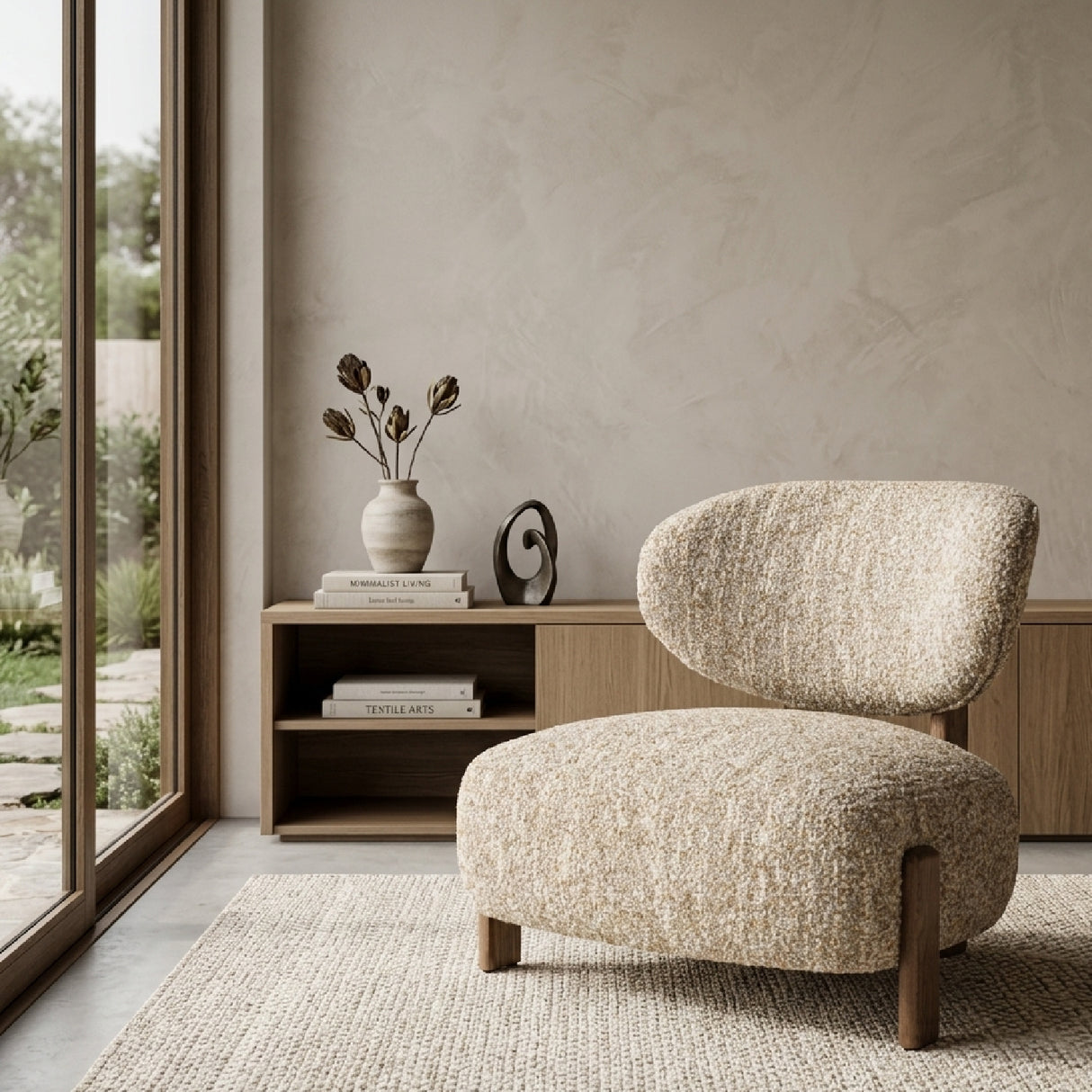 Modern European furniture - Chunky Cushioned Lounge Chair - www.oroa.com | Oroa.com