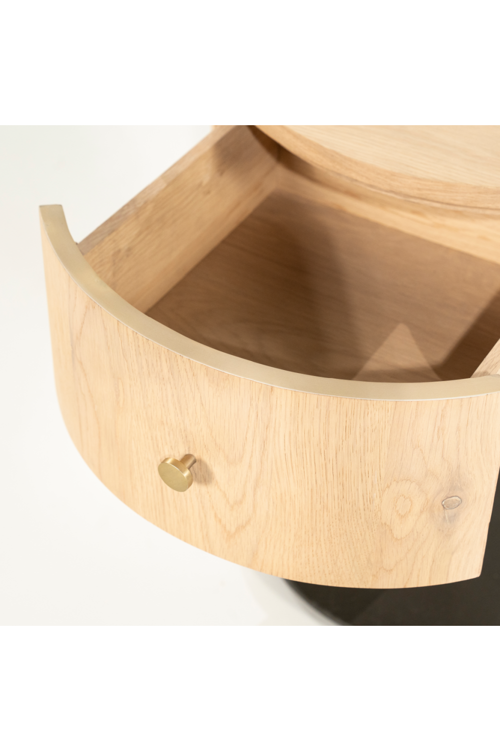 Oak Pedestal Drawer Nightstand | Eleonora Skye | Oroa.com