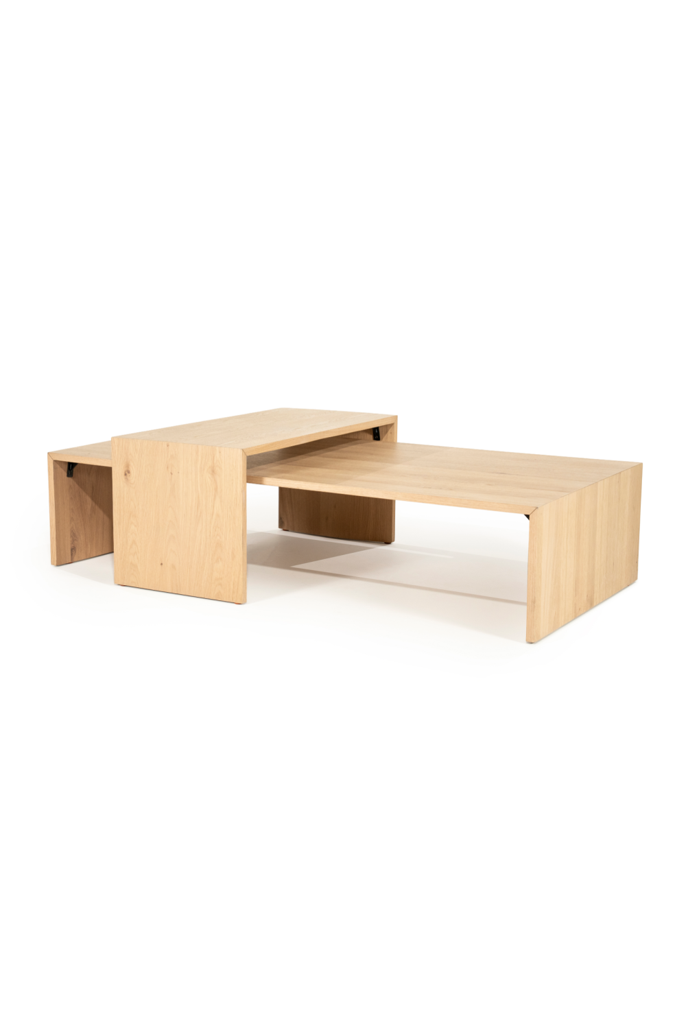 Lacquered Oak Nested Coffee Tables (2) | Oroa.com