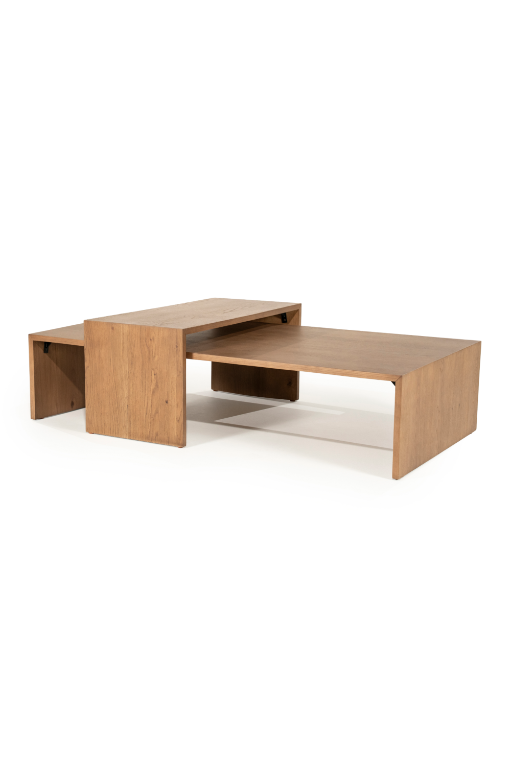 Lacquered Oak Nested Coffee Tables (2) | Oroa.com