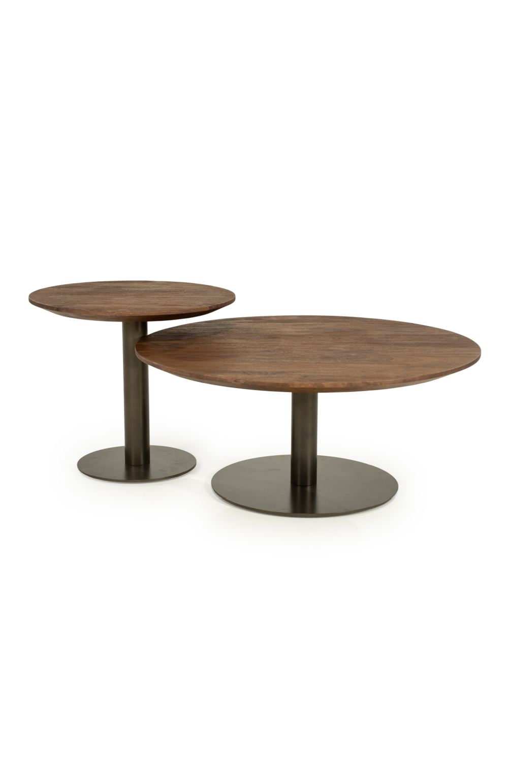 Pedestal Mango Wood Coffee Table | Oroa.com