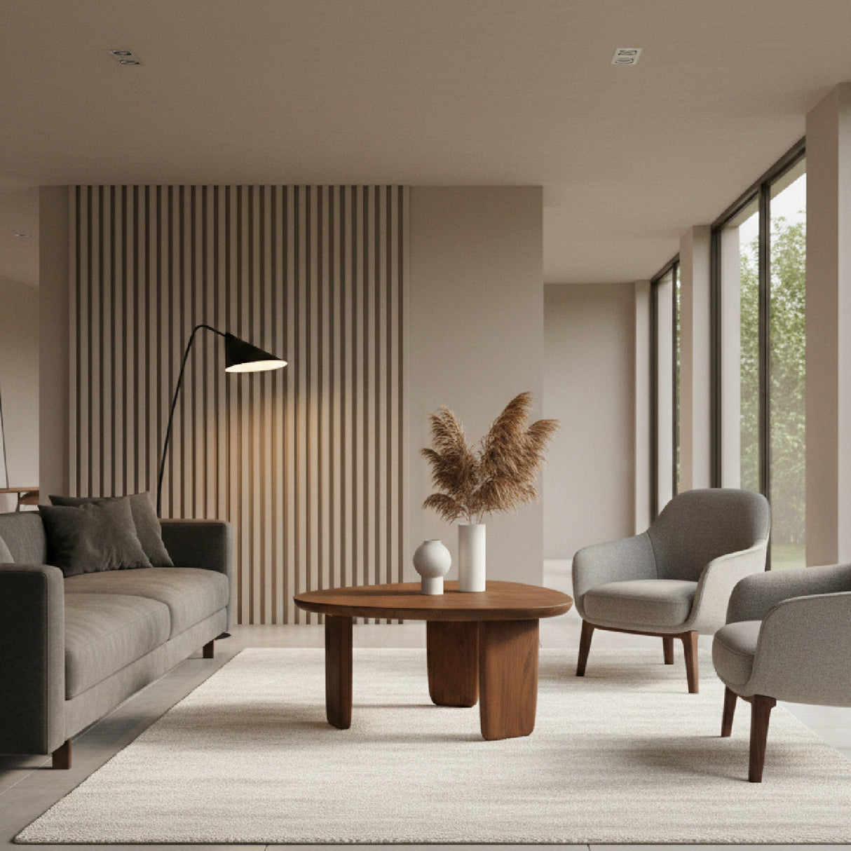Brushed Mango Wood Coffee Table S | Oroa.com