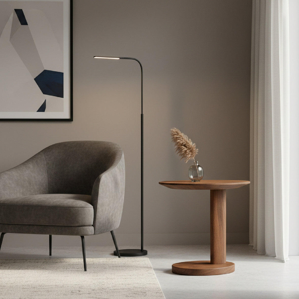 Mango Wood Oval Side Table | Oroa.com