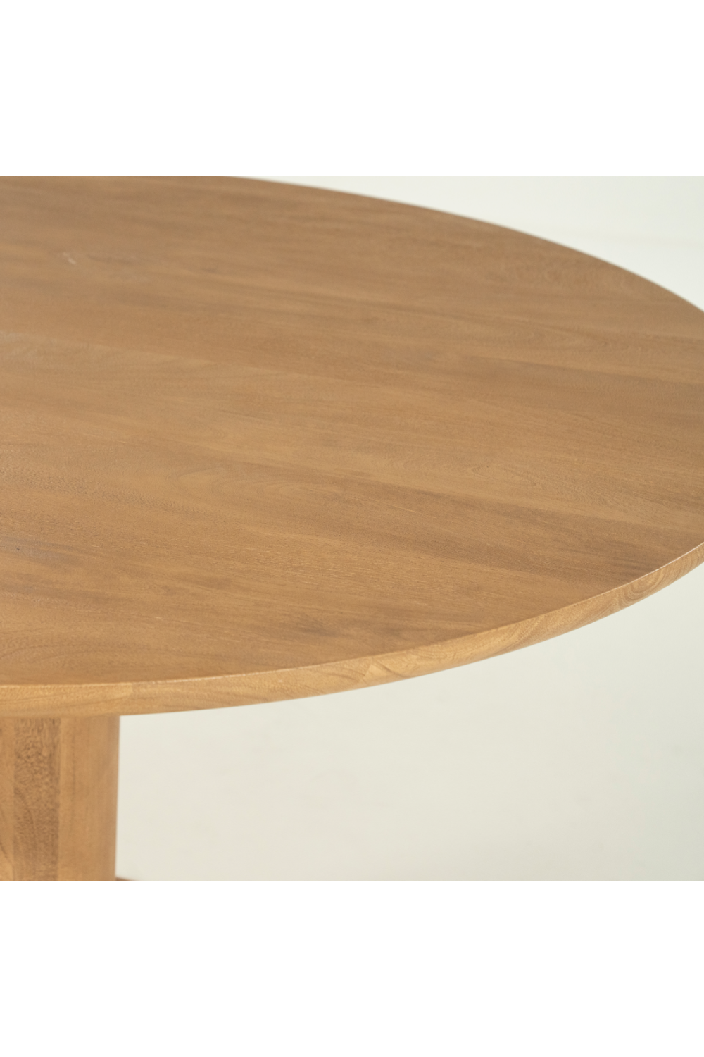 Brushed Wood Round Dining Table | Eleonora Coco | Oroa.com