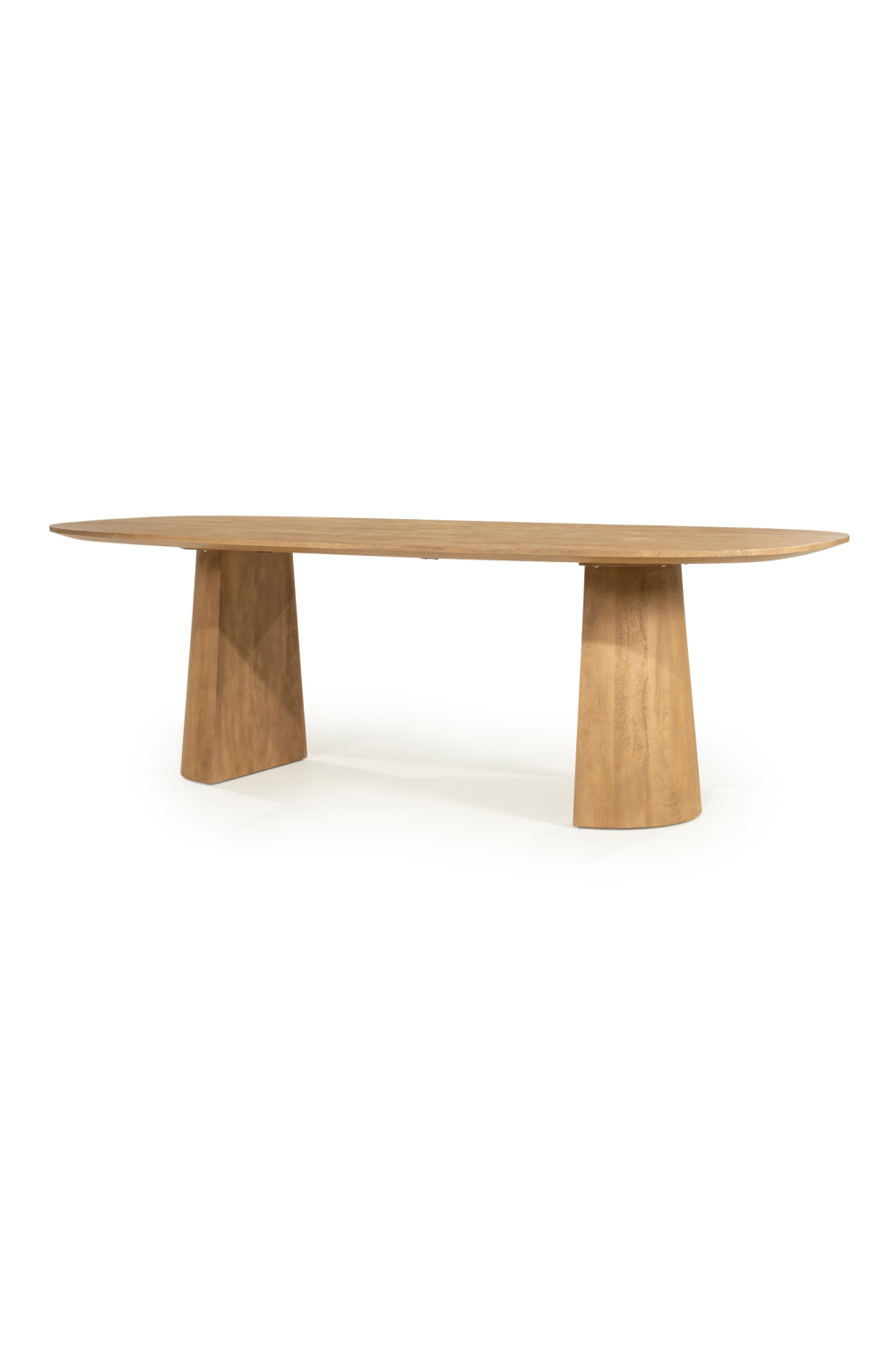 Brushed Mango Wood Dining Table S | Eleonora Lune | Oroa.com