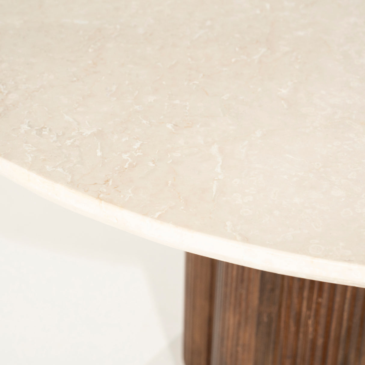 Modern European furniture - Mango Wood Round Coffee Table L - www.oroa.com | Oroa.com
