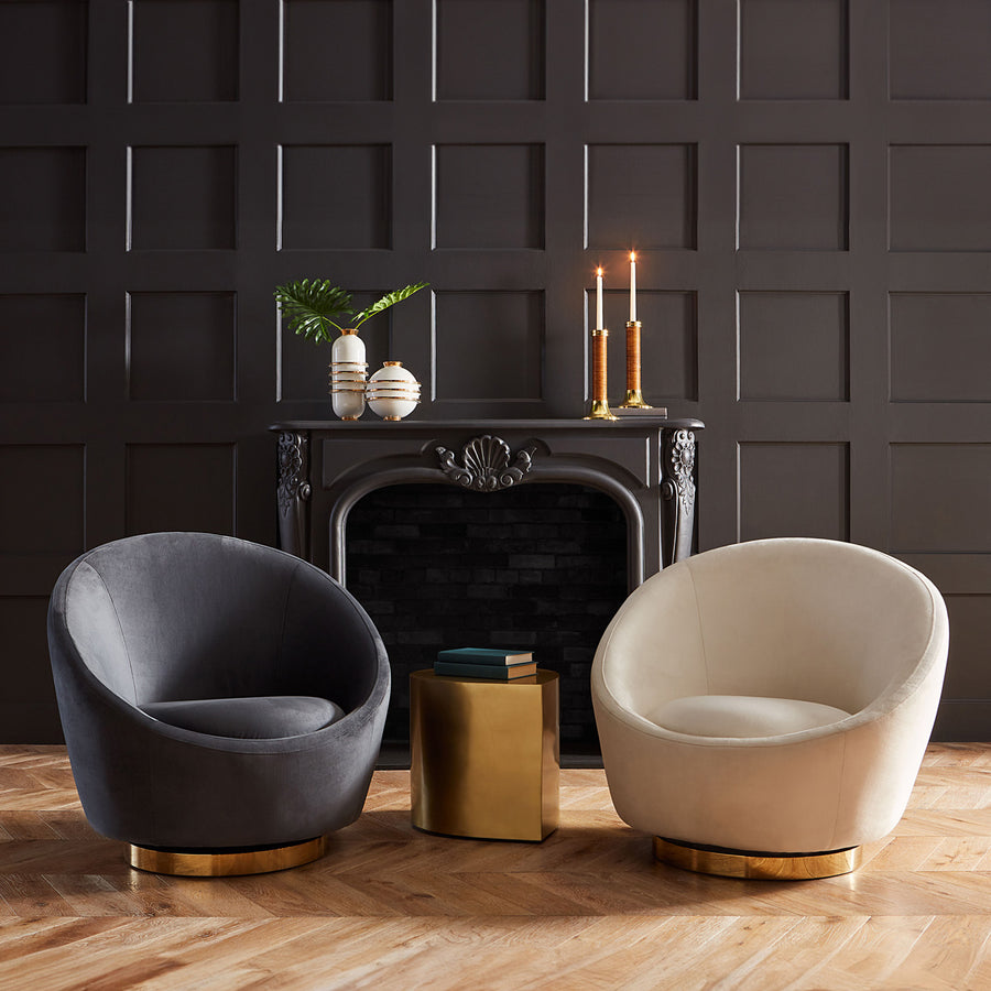 Velvet Rocker Swivel Chair | Jonathan Adler Ether | Oroa.com