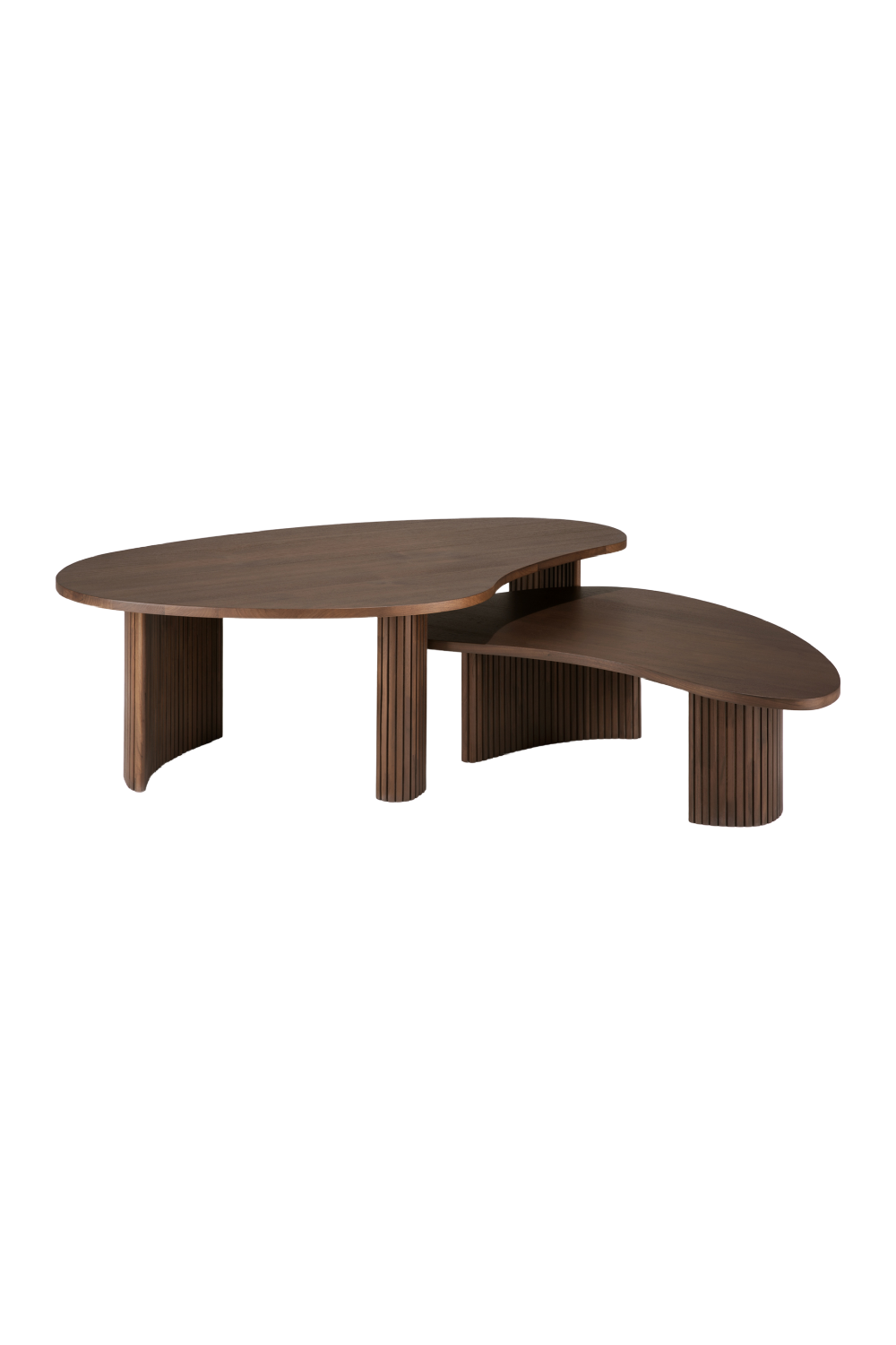 Teak Pebble-Shaped Coffee Table | Ethnicraft Boomerang | Oroa.com