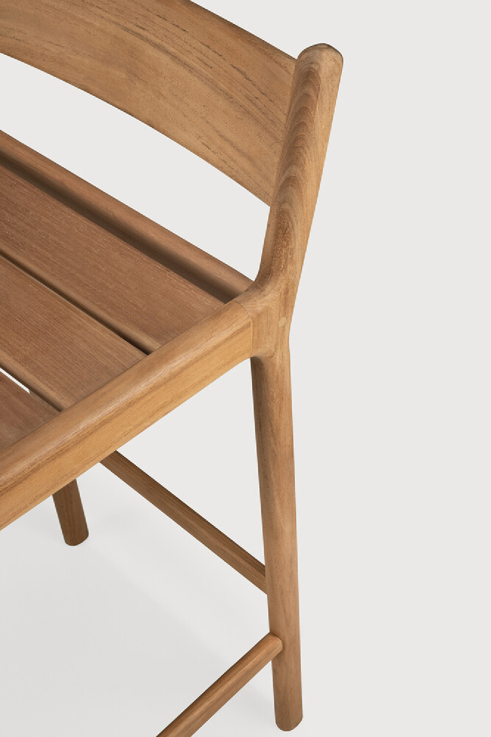 Natural Teak Outdoor Bar Stool | Ethnicraft Jack | Oroa.com