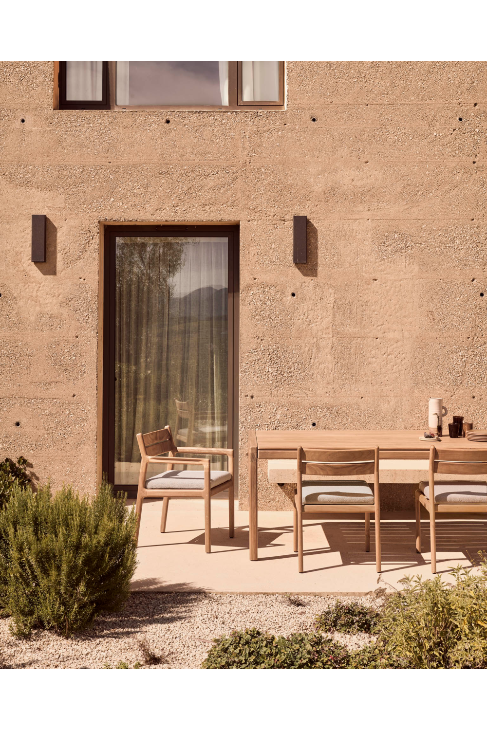 Teak Padded Outdoor Dining Chair | Ethnicraft Jack | Oroa.com