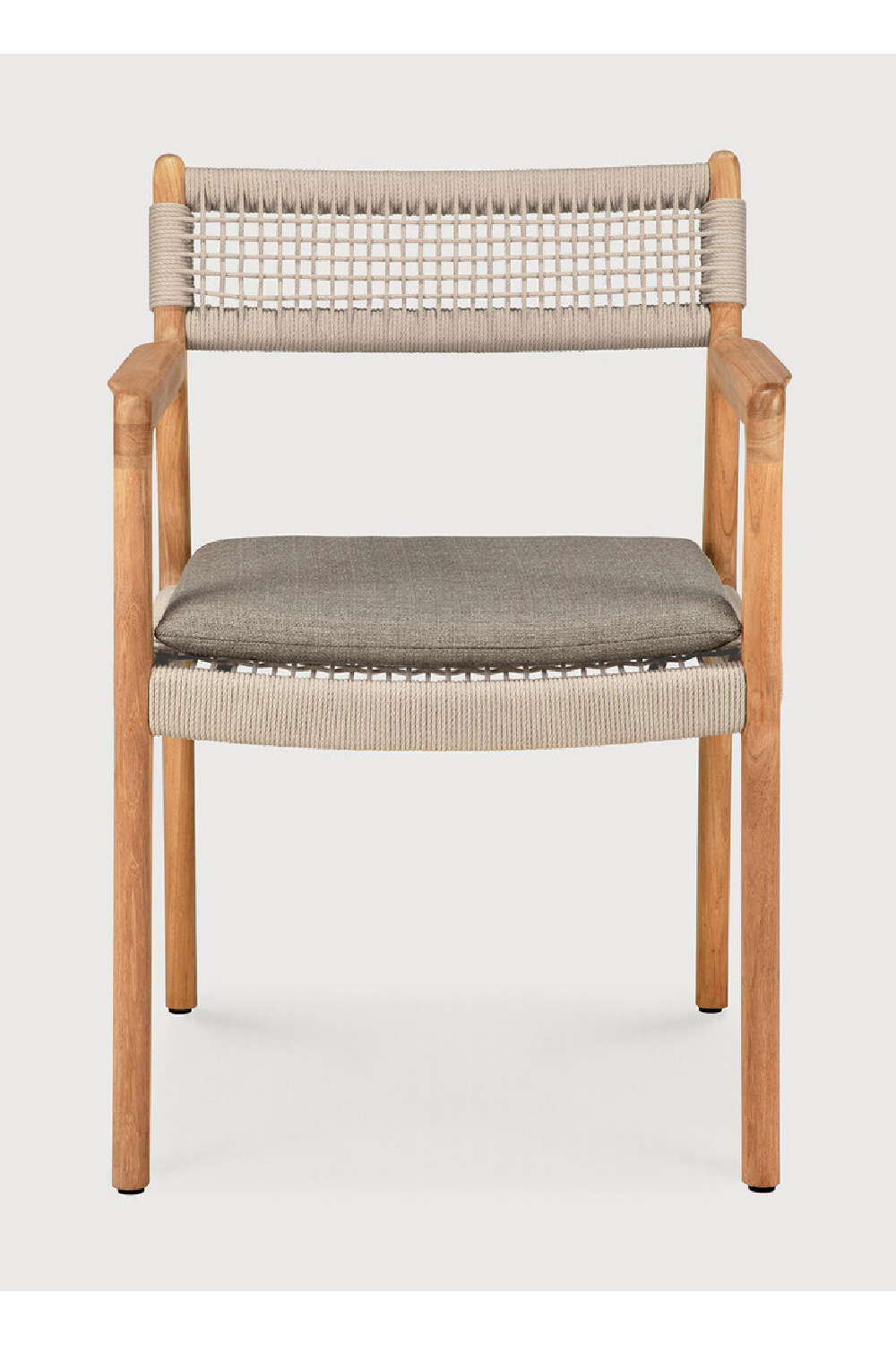 Beige Woven Outdoor Dining Chair | Ethnicraft Jack | Oroa.com