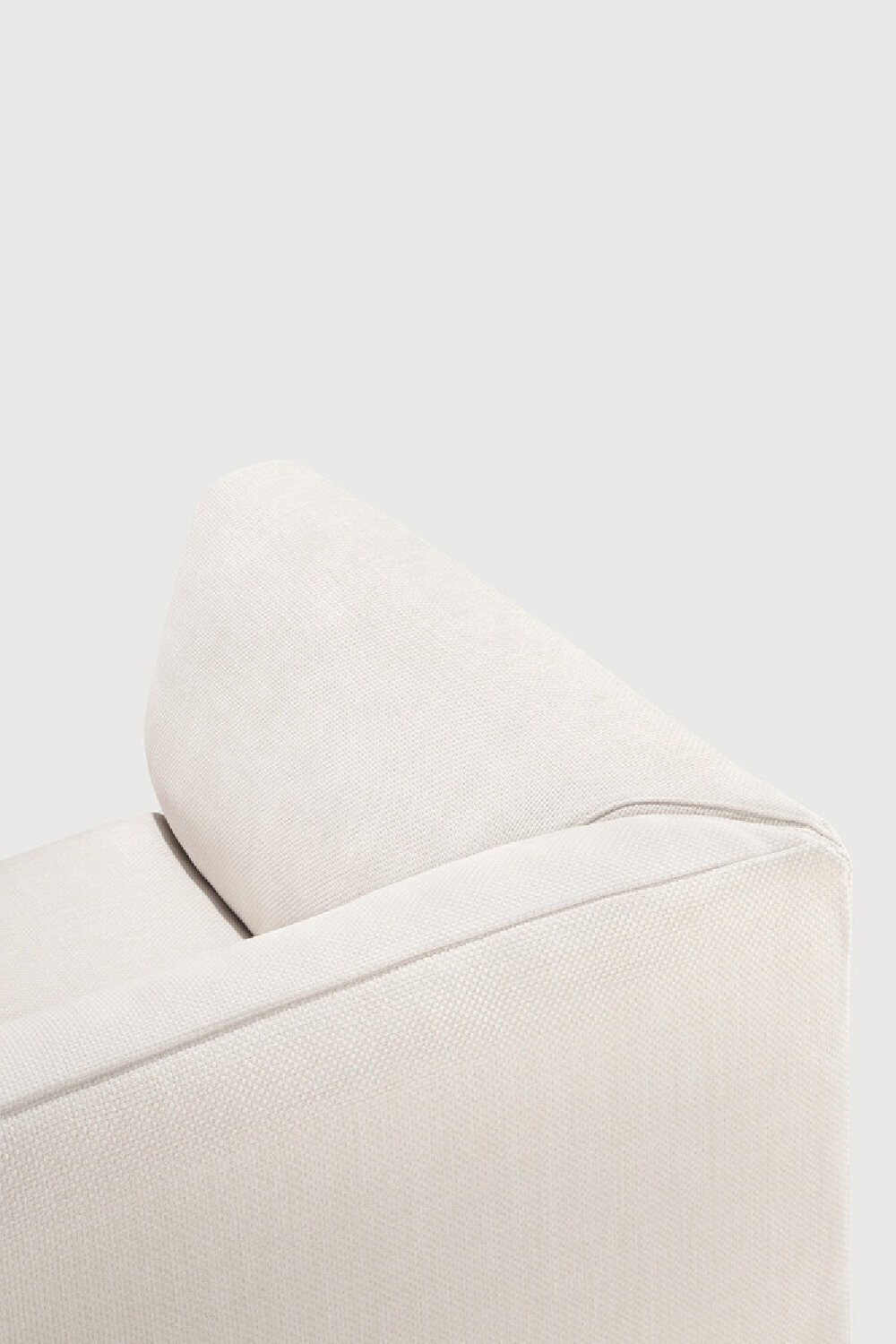White Outdoor Modular End Sofa | Ethnicraft Monocle | Oroa.com