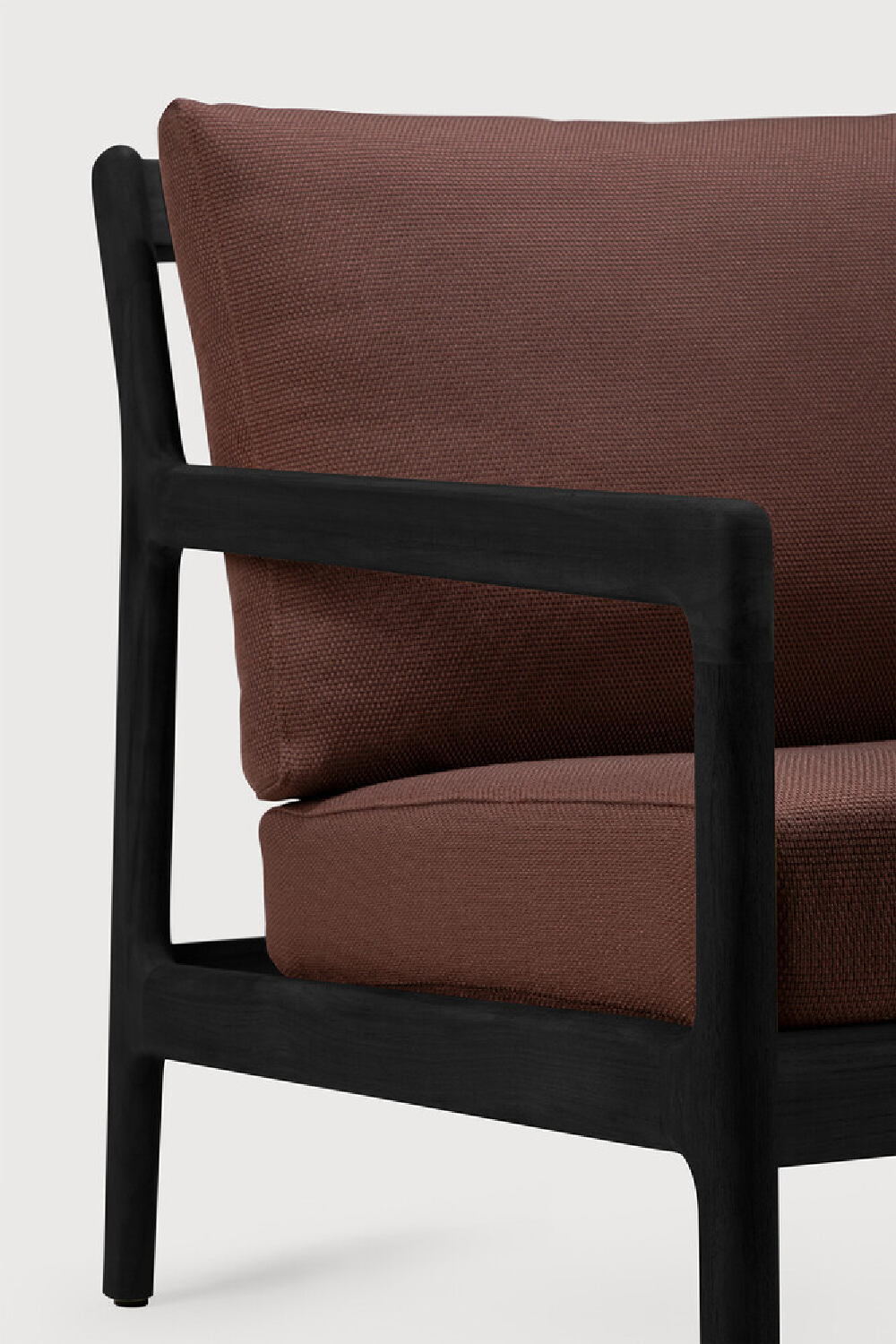 Black Teak Outdoor Lounge Chair | Ethnicraft Jack | Oroa.com