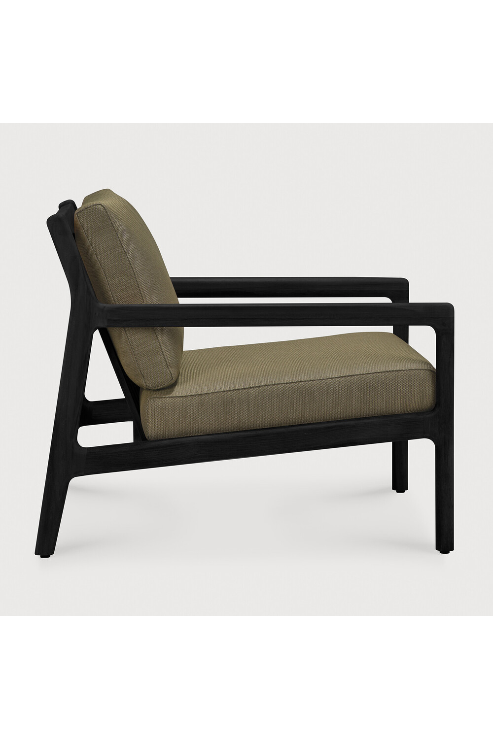 Black Teak Outdoor Lounge Chair | Ethnicraft Jack | Oroa.com