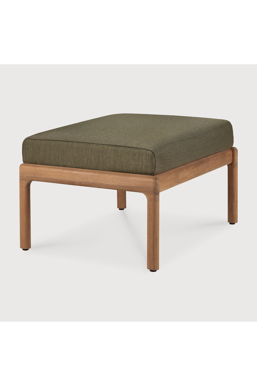 Natural Teak Outdoor Ottoman | Ethnicraft Jack | Oroa.com