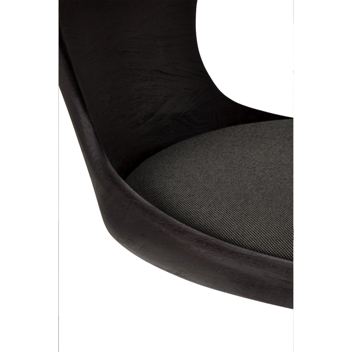Modern European furniture - Varnished Teak Cushioned Office Chair - www.oroa.com | Oroa.com