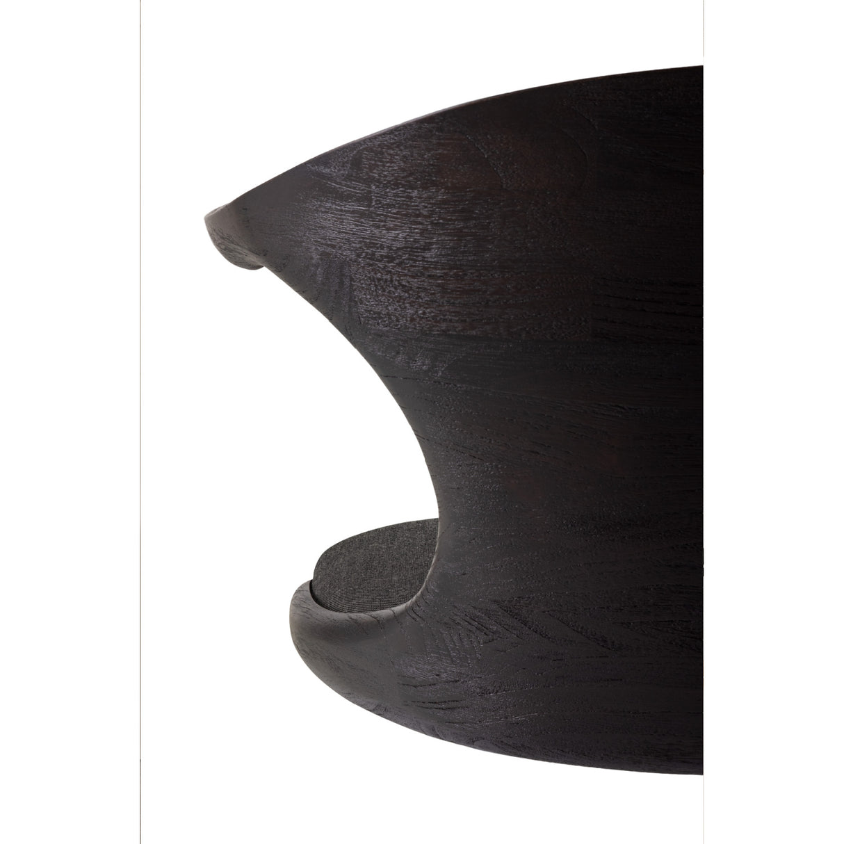 Modern European furniture - Varnished Teak Cushioned Office Chair - www.oroa.com | Oroa.com