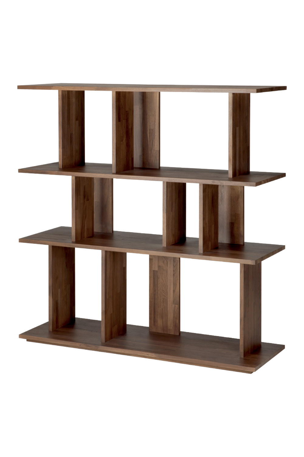 Brown Teak Shelving System | Ethnicraft Irregular | Oroa.com